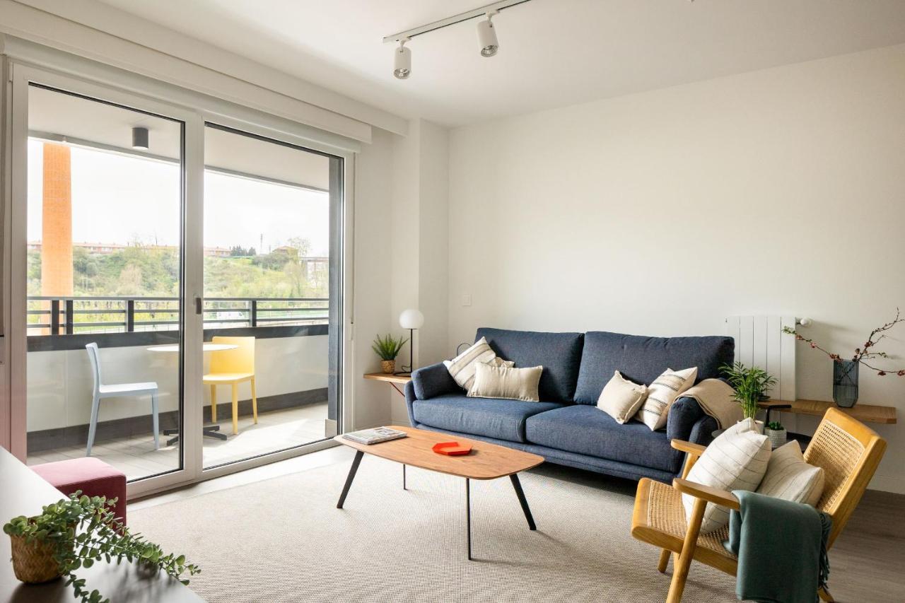 Santa Ana Junto A La Ria A Estrenar Garaje Y Wifi Incluidos Apartment Bilbao Bagian luar foto